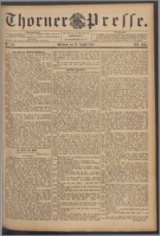 Thorner Presse 1894, Jg. XII, Nro. 195 + Beilage