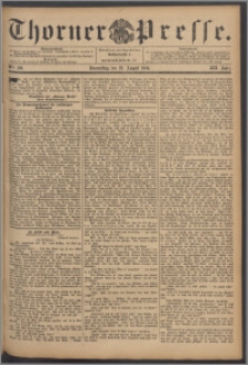 Thorner Presse 1894, Jg. XII, Nro. 196