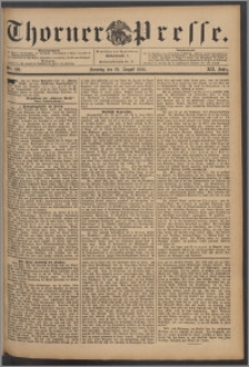 Thorner Presse 1894, Jg. XII, Nro. 199 + Beilage