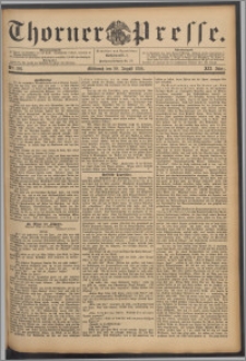 Thorner Presse 1894, Jg. XII, Nro. 201 + Beilagenwerbung