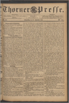 Thorner Presse 1894, Jg. XII, Nro. 220 + Beilage