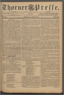 Thorner Presse 1894, Jg. XII, Nro. 298 + Beilage