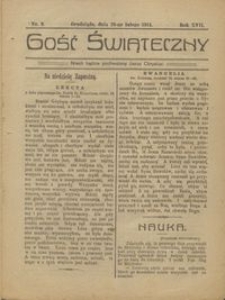 Gość Świąteczny 1911.02.26 R. XVII nr 9