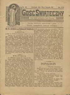 Gość Świąteczny 1911.11.26 R. XVII nr 48