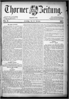 Thorner Zeitung 1880, Nro. 9 + Beilage