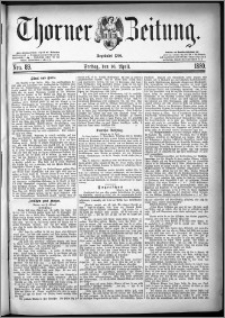 Thorner Zeitung 1880, Nro. 89