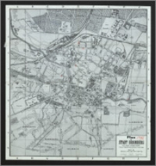 Plan der Stadt Bromberg