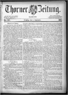 Thorner Zeitung 1880, Nro. 209