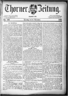 Thorner Zeitung 1880, Nro. 268 + Beilage