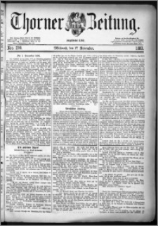 Thorner Zeitung 1880, Nro. 270
