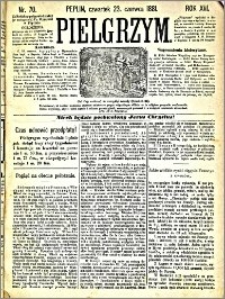 Pielgrzym, pismo religijne dla ludu 1881 nr 70