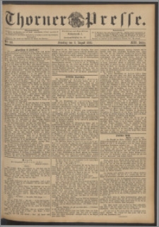 Thorner Presse 1895, Jg. XIII, Nro. 181 + 1. Beilage, 2. Beilage