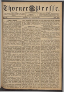 Thorner Presse 1895, Jg. XIII, Nro. 208