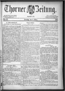 Thorner Zeitung 1881, Nro. 55 + Beilagenwerbung
