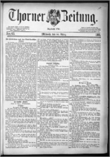 Thorner Zeitung 1881, Nro. 63
