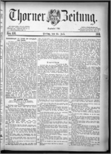 Thorner Zeitung 1881, Nro. 168