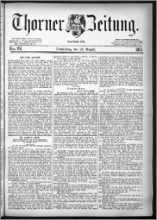Thorner Zeitung 1881, Nro. 197