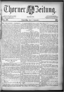 Thorner Zeitung 1881, Nro. 209