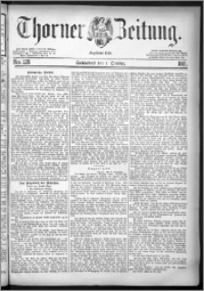 Thorner Zeitung 1881, Nro. 229