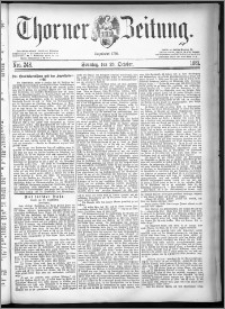 Thorner Zeitung 1881, Nro. 248 + Beilage, Extra-Beilage
