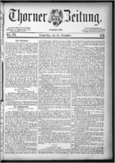 Thorner Zeitung 1881, Nro. 275