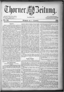 Thorner Zeitung 1881, Nro. 286
