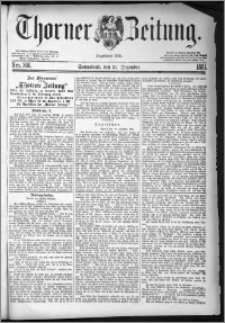 Thorner Zeitung 1881, Nro. 306 + Extra-Beilage, Beilagenwerbung