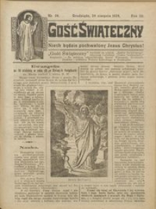 Gość Świąteczny 1924.08.24 R. XXVIII nr 34