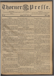 Thorner Presse 1896, Jg. XIV, Nro. 99 + Beilage