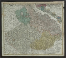 Regni Bohemiae, Duc. Silesiae, Marchionatuum Moraviae et Lusatiae. Tabula generalis ex mensurationibus geodeticis Mulleri Wilandii