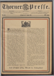 Thorner Presse 1896, Jg. XIV, Nro. 196 + Beilage