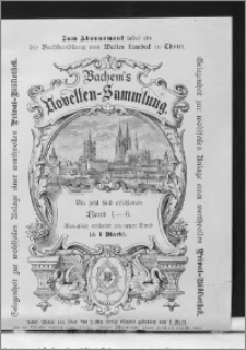 Thorner Zeitung 1883 : Bachem's Novellen Sammlung