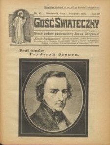 Gość Świąteczny 1926.11.21 R. XXX nr 47