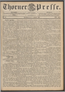 Thorner Presse 1898, Jg. XVI, Nro. 42 + Beilage