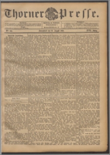 Thorner Presse 1899, Jg. XVII, Nr. 194 + Beilage