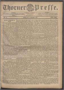 Thorner Presse 1899, Jg. XVII, Nr. 211 + Beilage