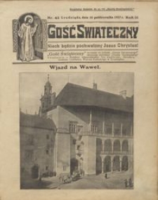 Gość Świąteczny 1927.10.16 R. XXXI nr 42