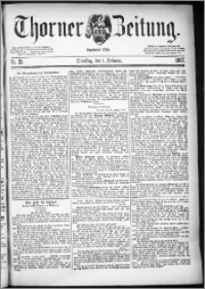 Thorner Zeitung 1887, Nr. 26