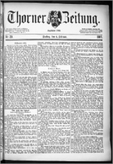 Thorner Zeitung 1887, Nr. 29