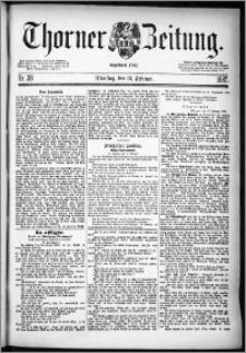 Thorner Zeitung 1887, Nr. 38