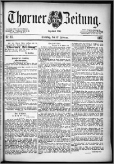 Thorner Zeitung 1887, Nr. 49