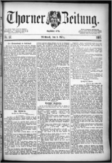 Thorner Zeitung 1887, Nr. 57