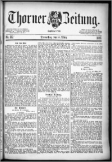 Thorner Zeitung 1887, Nr. 58 + Beilagenwerbung