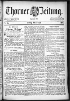 Thorner Zeitung 1887, Nr. 65