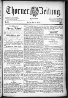 Thorner Zeitung 1887, Nr. 71