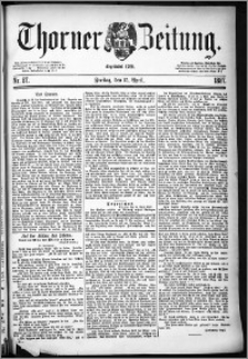 Thorner Zeitung 1887, Nr. 87