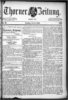 Thorner Zeitung 1887, Nr. 95