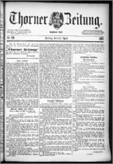 Thorner Zeitung 1887, Nr. 99