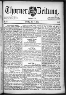 Thorner Zeitung 1887, Nr. 113