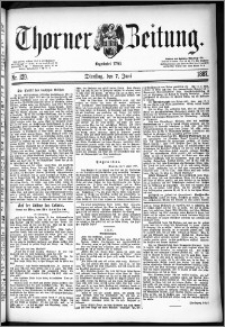 Thorner Zeitung 1887, Nr. 129